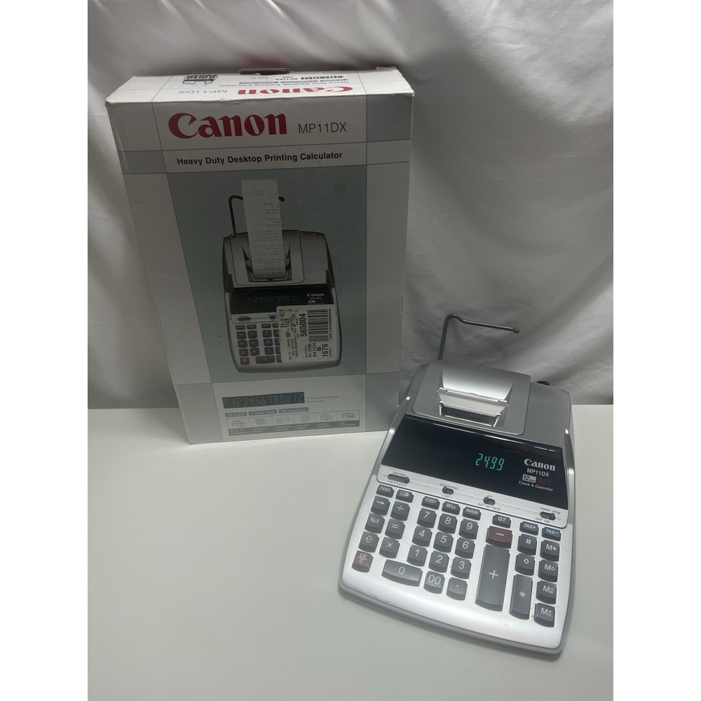 Canon MP11DX Printing Calculator Black/Red Print Heavy Duty Desktop printer